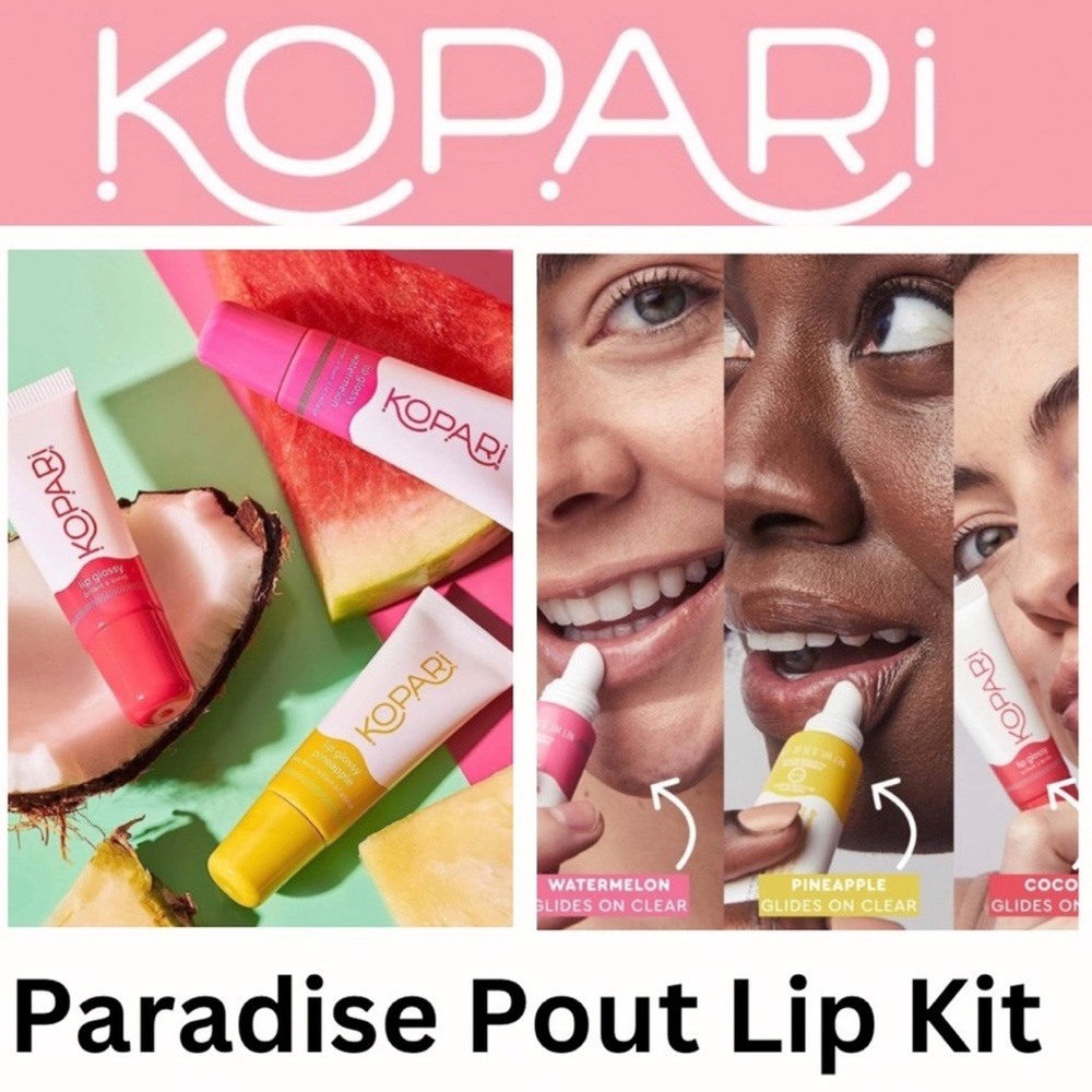 NEW Kopari Paradise Pout Lip Kit